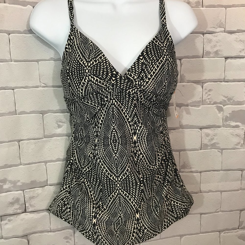 Women's Shirred Kona Sol Tankini Top